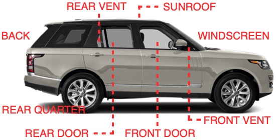 car window diagram